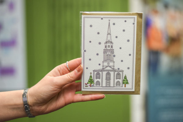 Made on the Canal Christmas Card: St Paul's Church, Jewellery Quarter